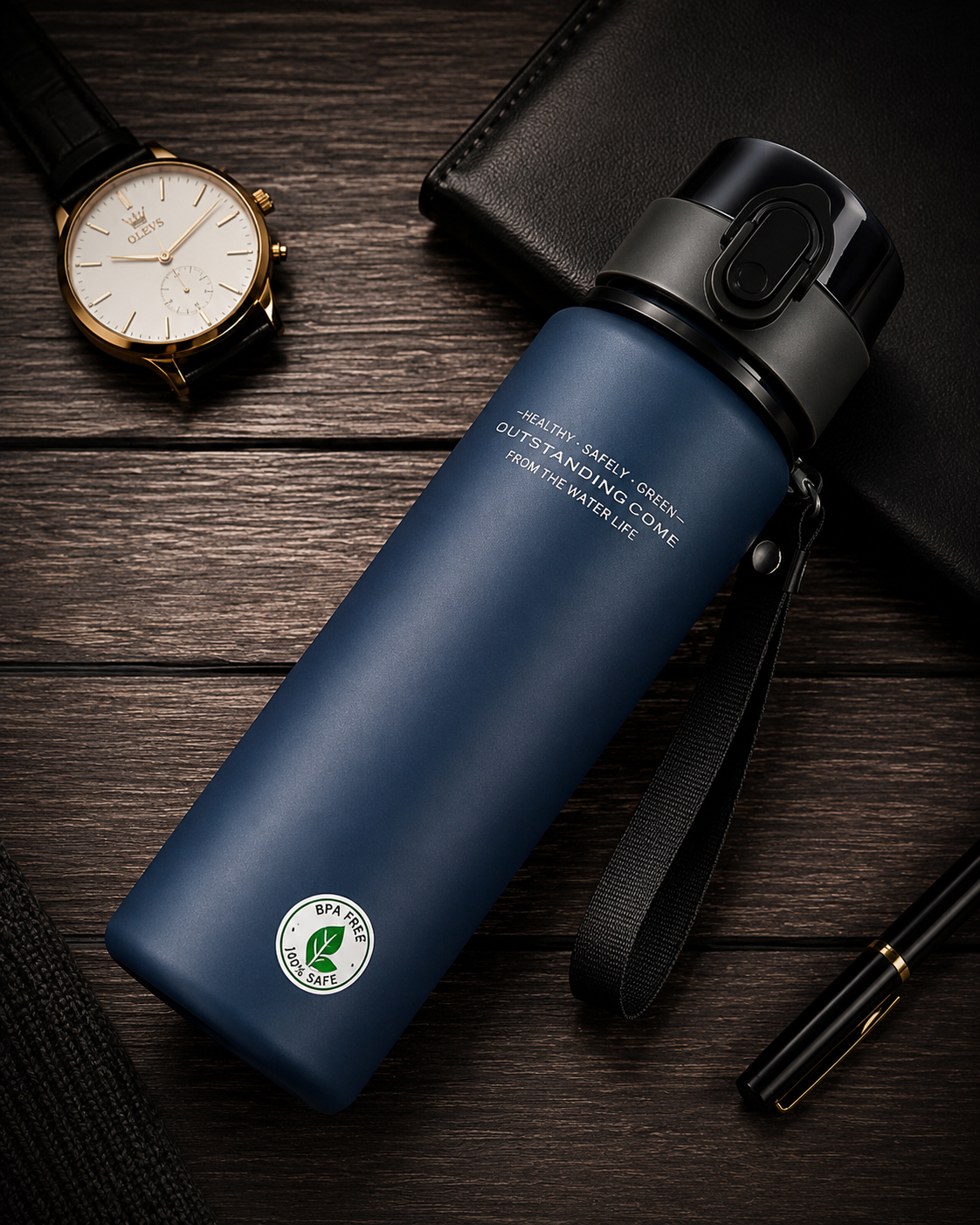 Leak-Proof Sports Water Bottle (BPA-Free)