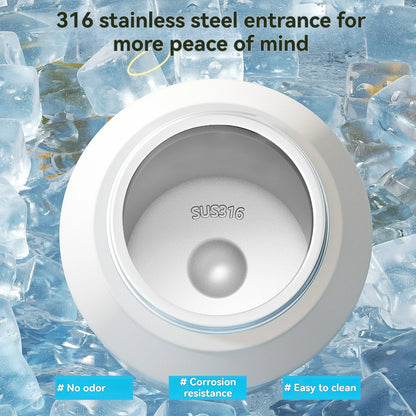 ArcticLock Bottle showing 316 stainless steel entrance design for durability and easy cleaning.