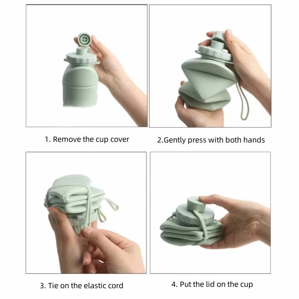 collapsible water bottle for travel - HydroFlex™ Bottle