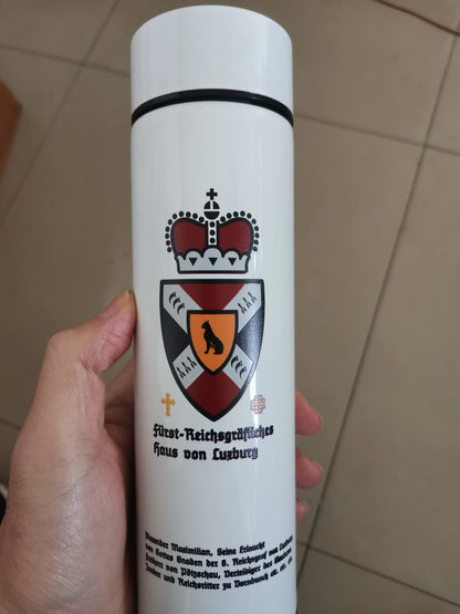 SmartTemp Elite – Custom LED Bottle (500ML) with unique engraving and temperature display
