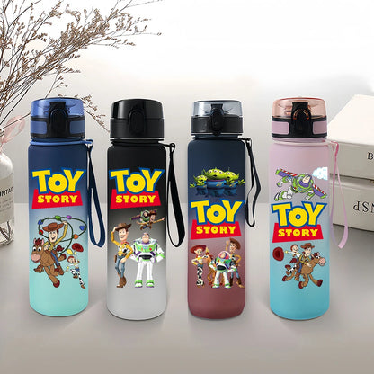 ToySip Kids Bottle Set featuring Toy Story characters in vibrant designs for fun hydration.