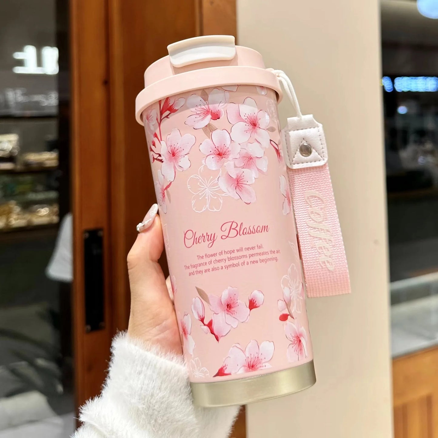 BloomSip Coffee Tumbler