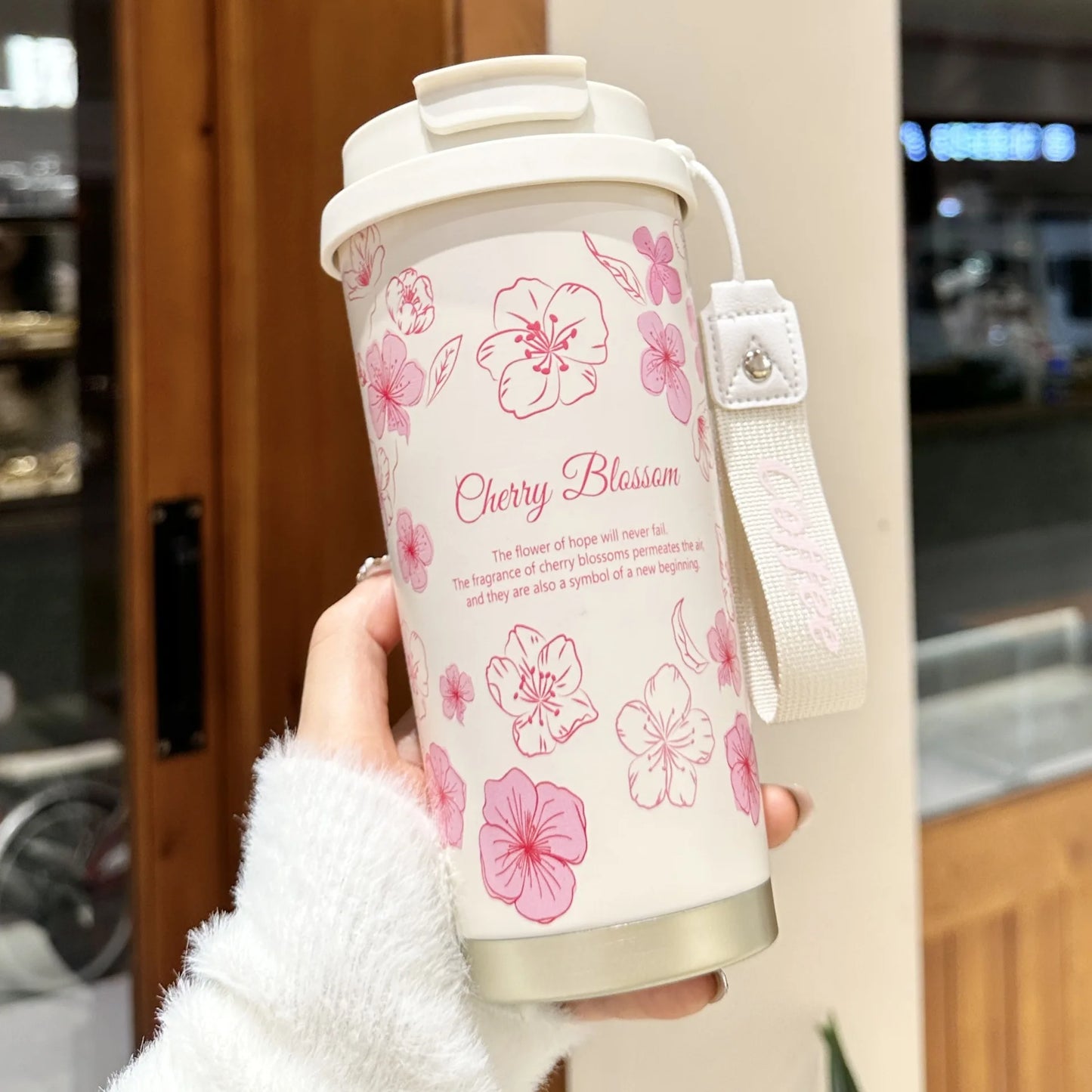 BloomSip Coffee Tumbler