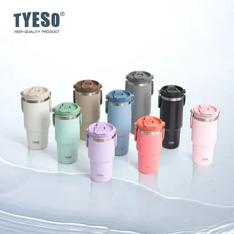 Insulated tumbler with dual-drink lid available in multiple colors for stylish hydration on the go.