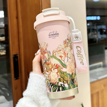 BloomSip Coffee Tumbler
