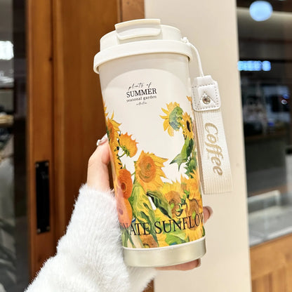 BloomSip Coffee Tumbler