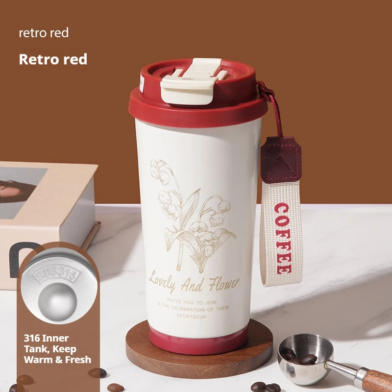 BloomSip Coffee Tumbler