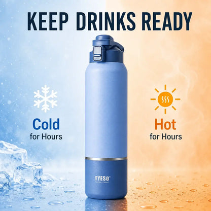 SummitFlow Bottle, a vacuum-insulated hydration bottle that keeps drinks cold or hot for hours.